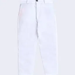 BAESD Boys Floral Embroidered Regular Thread Work Pure Cotton Kurta with Trousers image 3