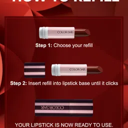 Colorbar Take Me As I Am Vegan Matte Refillable Lipstick with Vitamin E - Dare You 009 image 4