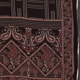 Libas Women Paisley Printed High Slit Gotta Patti Kurta with Trousers & With Dupatta image 4