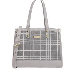 Luvoksi Checked PU Structured Handheld Bag image 1