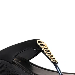 Khadims Open Toe Wedge Heels image 5