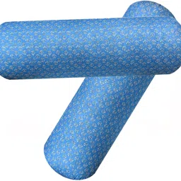 gkm Microfibre Bolster Pack of 2 Floral Round Bolster-picture-30