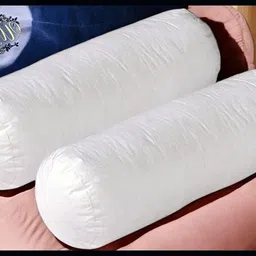 Microfibre Bolster Pack of 2 Solid Round-image-26