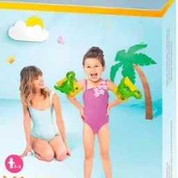 Inflatable Dinosaur Pool for Kids Water Fun Swimming( IND *3096) Band Inflatable Arm Floating Bands-image-98