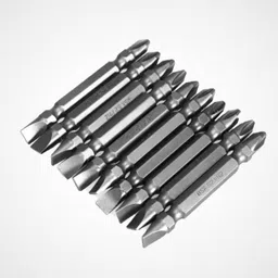 kiesh SBPM04 Screwdriver Bits Good Quality 10 Pcs Screwdriver PH2 Bit Set Plus Minus (+)(-) Bit Set Rotary Bit Set-picture-21