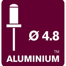 RAPID Rivets High Performance Including Drill Piece, 4.8 x 12 mm (Box of 50) image 5