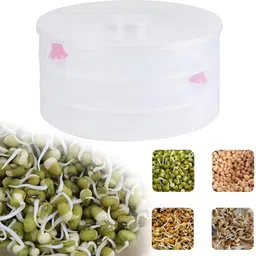 river valley enterprise Organic Home Making Fresh Sprouts Beans for Living Healthy Life Sprout Maker Cook and Serve Casserole Set image 1
