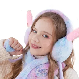 arjhubbs Rainbow Coloured rabbit Earmuff Headphones for Kids with CHUCHU sound Ear Muff-picture-10