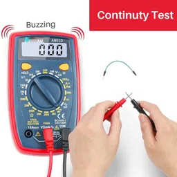 uptodatetools UT33D MANUAL RANGING DIGITAL MULTIMETER AC DC VOLTAGE MULTI TESTER 2000 COUNT Digital Multimeter image 3