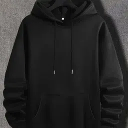 six abodes Men Full Sleeve Solid Hooded Sweatshirt-picture-21