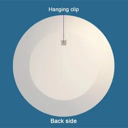 homscape Ceramic Wall Plates With Outline Flower Set of 3 image 3