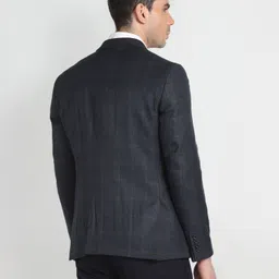 arrow Men Checkered Single Breasted Formal Blazer image 2
