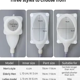 kasha Silicone Urinal System for Elderly Men Urine Bag image 5