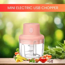 guggu Chopper (Electric Rechargeable Chopper) for Kitchen Vegetable Garlic Onion W349 Electric Vegetable & Fruit Chopper-picture-28