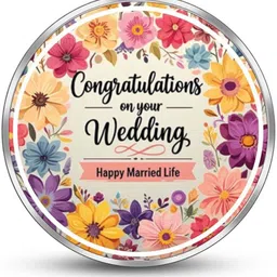 silviya BIS Hallmarked Personalized Anniversary & Wedding (WED5-20G951) S 999 20 g Silver Coin-picture-25