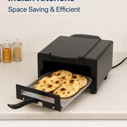 wellberg Multi-Purpose 1500W Grill | Ideal for Tikka, Pizza, Paratha, Snacks & Reheating Electric Tandoor image 2