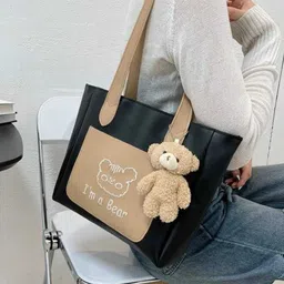 ssazu Black Women Shoulder Bag Handbag image 2