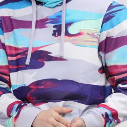 highlander Men Full Sleeve Printed Hooded Sweatshirt image 4