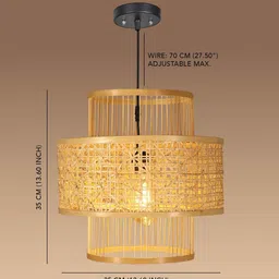 habereindia Hanging Lamps For Home Decoration | Lights For Home Decoration Ceiling | Ceiling Lamp image 2