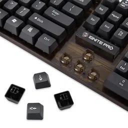 Enter Ignite Pro Gaming Mouse and Keyboard Combo with 6 Button Mouse and Rainbow ligh Combo Set image 5