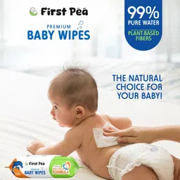 firstpea Baby wipes with Aloe Vera and Vitamin-E| No Alcohol image 4
