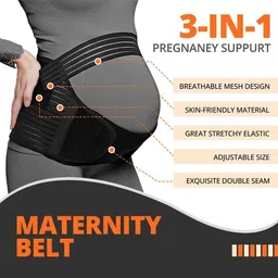 tikamji Prenatal Postpartum Belly Band Maternity Support Back Pain Relief Pregnancy Abdominal Belt-picture-25