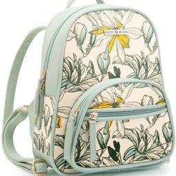 sacci mucci Small 12 L Backpack Mini Backpack, Backpack, Casual Daypacks, Leisure Fashion Backpack -Magnolia-picture-19