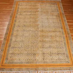 casavani Brown Cotton Geometric 3x5 Hand Woven Dhurrie-picture-28