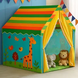 sukan tex kids tent house jungle them image 4