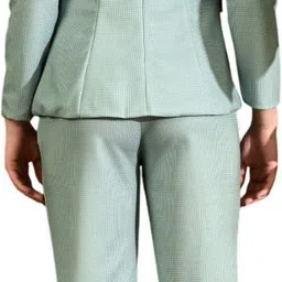euphoria wardrobe Women Blazer Pant with Camisole, 3 Piece Set for Office Casual Printed Suit image 2