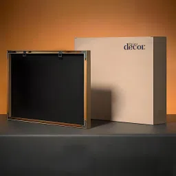 the next decor Chromatic Feather Glass Finish Square Wall Art image 5