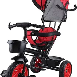 joyride Stroller Tricycle| Trike |with Canopy for Kids| Boys|Girls Age Group 2 to 5 Years Tricycle-picture-20