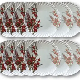 SMART MODEL NO-(510) HALFDINNER PLATE SET 12 PCS OF MELAMINE Dinner Plate-image-3