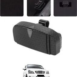 Universal New Black Colour Multipurpose Sunglass Holder For Car-325 Black Car Sunglass Clip Holder-image-46