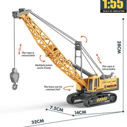 deoxy Construction Crane High Speed Friction Powered Excavator JCB Toy for Kids image 5