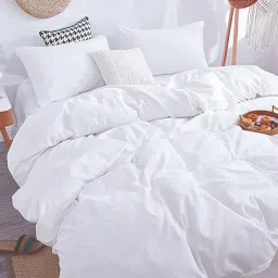 sleeping owls White 100% Cotton 150 AC Room Double Bed Comforter image 2