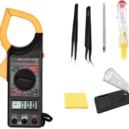 crafts haveli DT-266 & Anti Static Tweezer 2 & 2in1Tester SolderingIronStand&Sponge Digital Multimeter-picture-22
