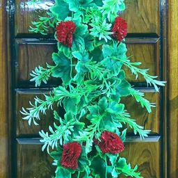 kingstyle impex Artificial Flowers Home Decoration Vine & Creepers Plant Wall Hanging Chain E350 Multicolor Rose Artificial Flower-picture-18