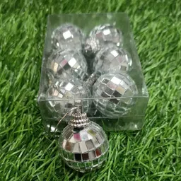 sss Lightning Mirror Disco Ball for Wedding Event Party Decoration Festival size 4cm Balls Pack of 1 image 5