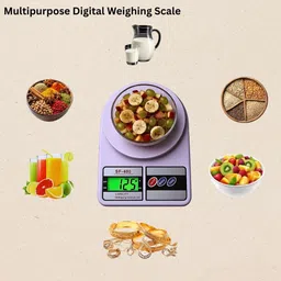 RR Lifestyle Hub Digital Kitchen Weighing Scale 1g–10Kg with LCD Display (White) Weighing Scale image 5