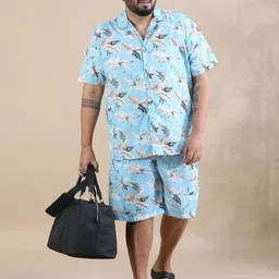 bushirt Shirt Regular Shorts Co-ords Set image 2