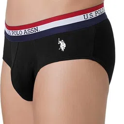 u.s. polo assn. Pack of 2 Solid Men Brief image 4