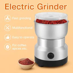 kriday Nima Electric Grinder Coffee Mini coffee grinder Powder Electric Vegetable & Fruit Chopper image 5