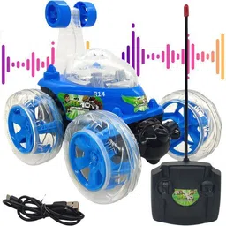 sjvj BEN-10 Rechargeable- Remote Control 360 Degree Rotating Stunt CAR for Kids B14-picture-27
