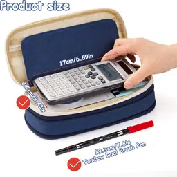 supvox Multipurpose Pencil pouch & Cases Pencil Cases Organiser Pouch Case Art Canvas Pencil Box image 2