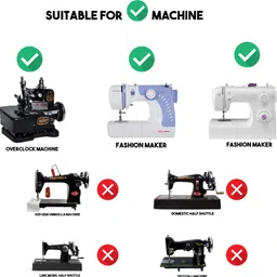 flipkart smartbuy Interlock Table Stand & Top with Belt Manual Sewing Machine image 5
