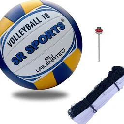 sr sports Volleyball With Net | Machine-Stitched | Outdoor Play | Water-Resistant Volleyball - Size: 4-picture-17