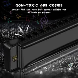 stylembr Daitonic Harmonica T104 | Key of C | 10 Holes 20 Tones | Mouth Organ for Kids image 2