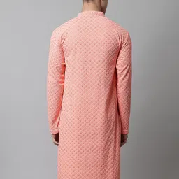 almora Men Embroidered Cotton Rayon A-line Kurta image 2