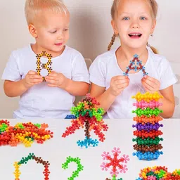 Building Blocks- Kids Toys Educational Building Toys- Discs Interlocking -200Pcs-image-23